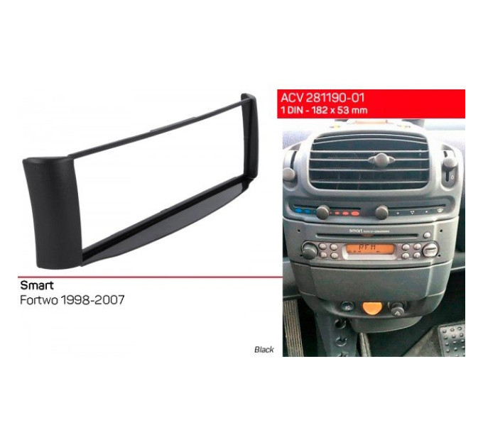 Перехідна рамка Smart Fortwo ACV 281190-01