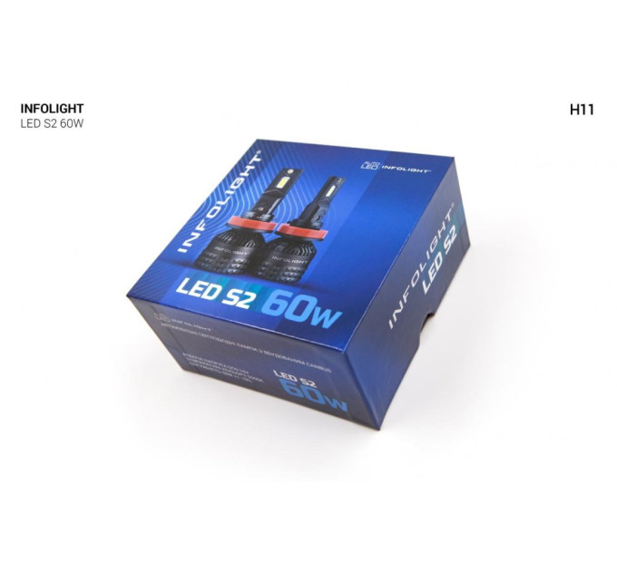 Світлодіодні лампи Infolight S2 H11 60W